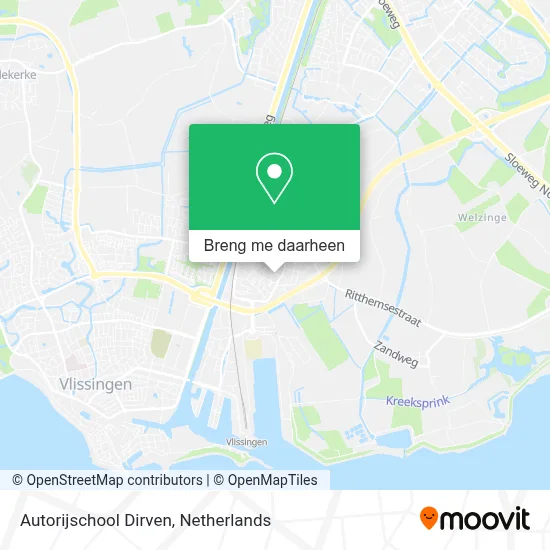 Autorijschool Dirven kaart