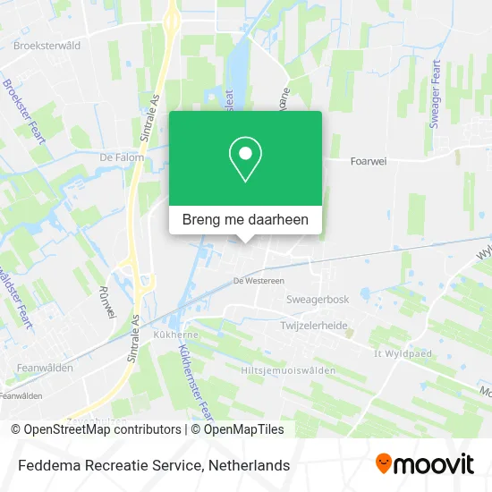 Feddema Recreatie Service kaart