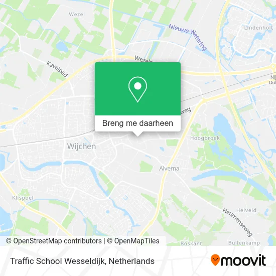 Traffic School Wesseldijk kaart