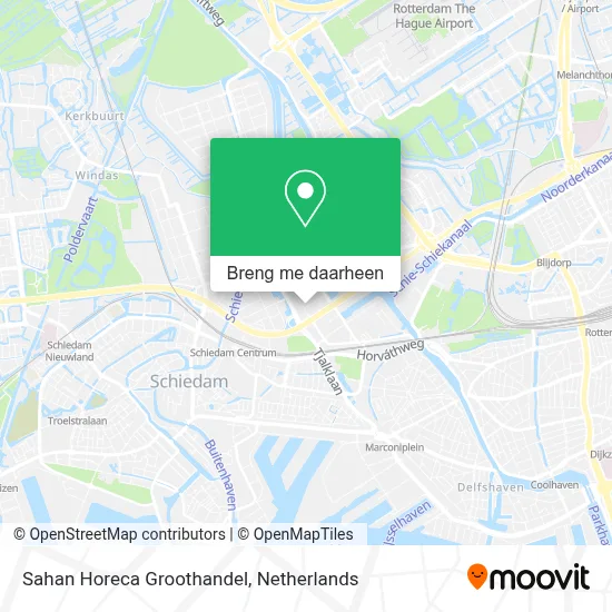 Sahan Horeca Groothandel kaart