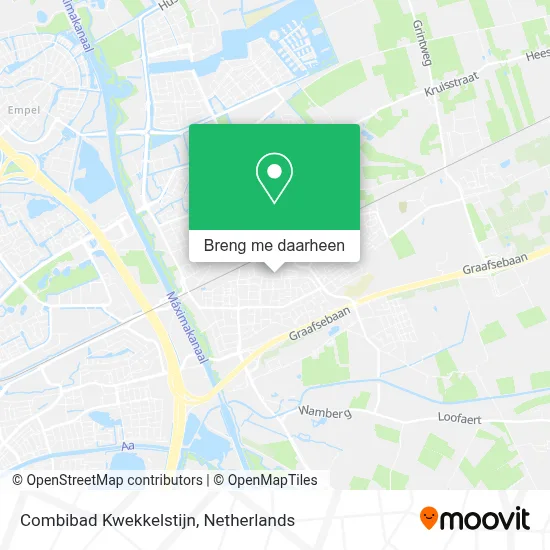 Combibad Kwekkelstijn kaart