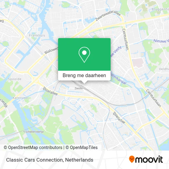 Classic Cars Connection kaart