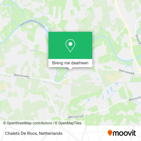 Chalets De Roos kaart