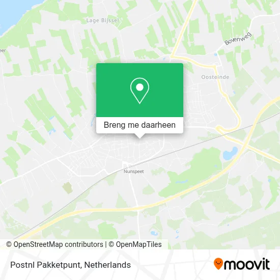 Postnl Pakketpunt kaart
