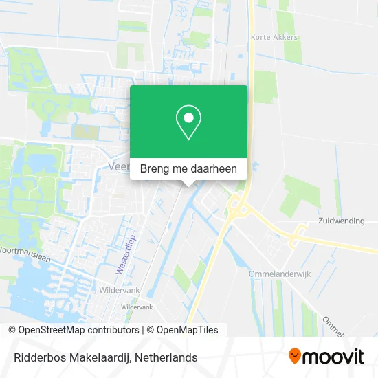 Ridderbos Makelaardij kaart