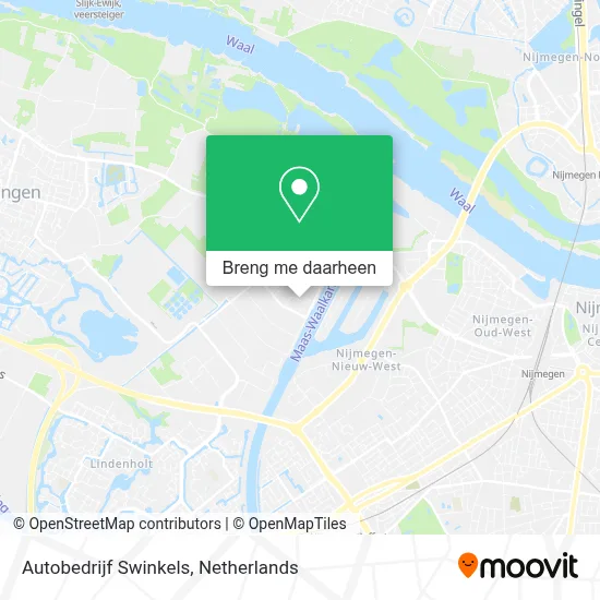 Autobedrijf Swinkels kaart