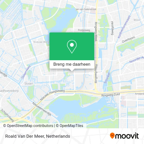 Roald Van Der Meer kaart