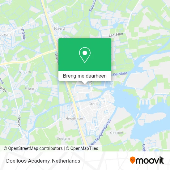 Doelloos Academy kaart