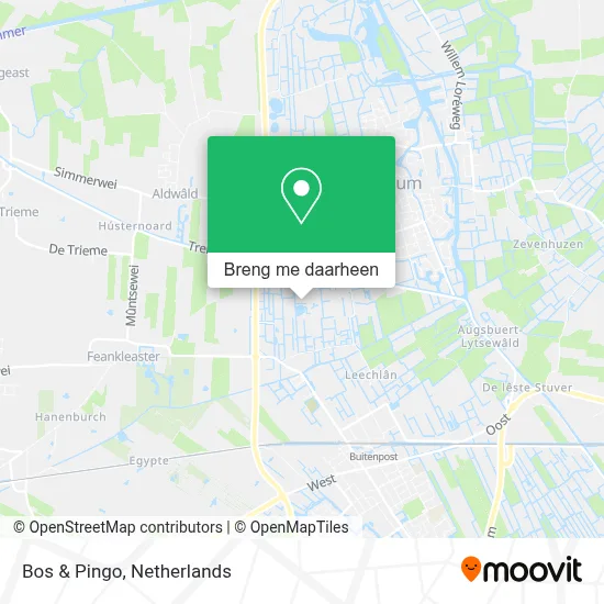 Bos & Pingo kaart
