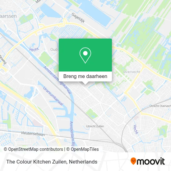The Colour Kitchen Zuilen kaart