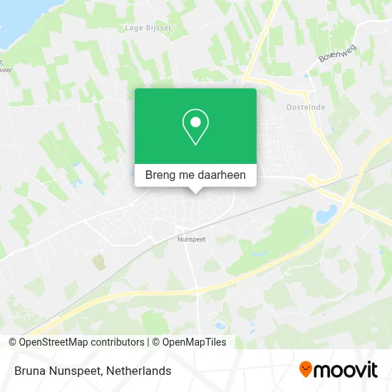 Bruna Nunspeet kaart