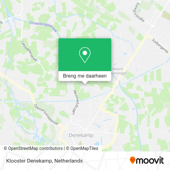 Klooster Denekamp kaart