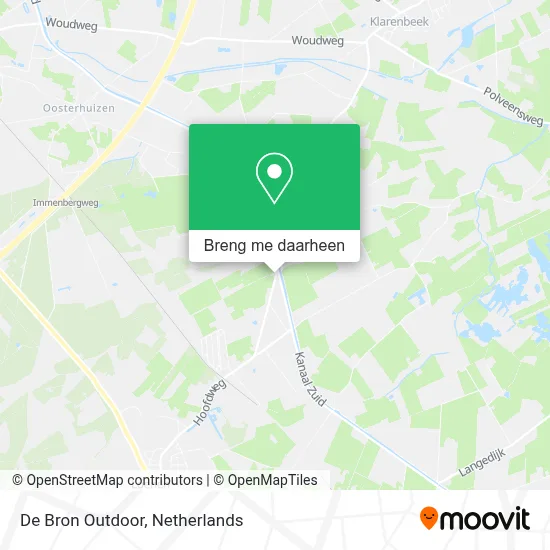 De Bron Outdoor kaart