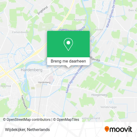 Wijdekijker kaart