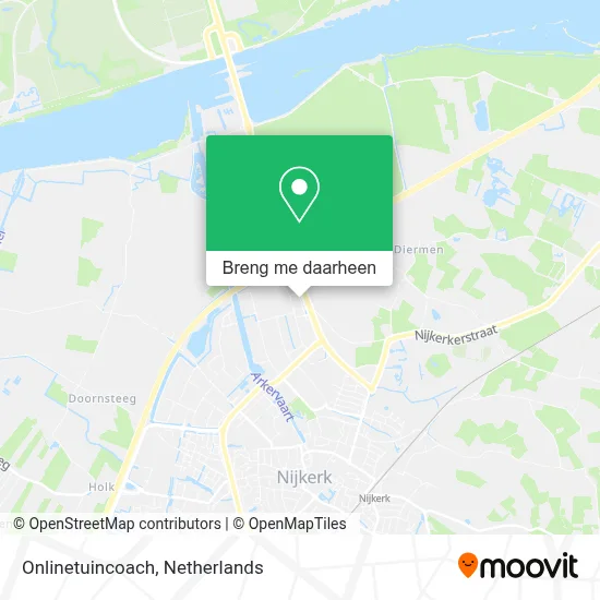 Onlinetuincoach kaart