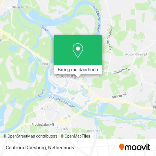 Centrum Doesburg kaart