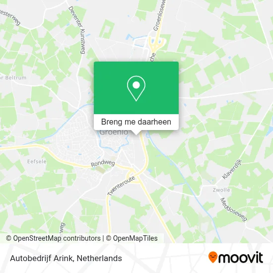 Autobedrijf Arink kaart
