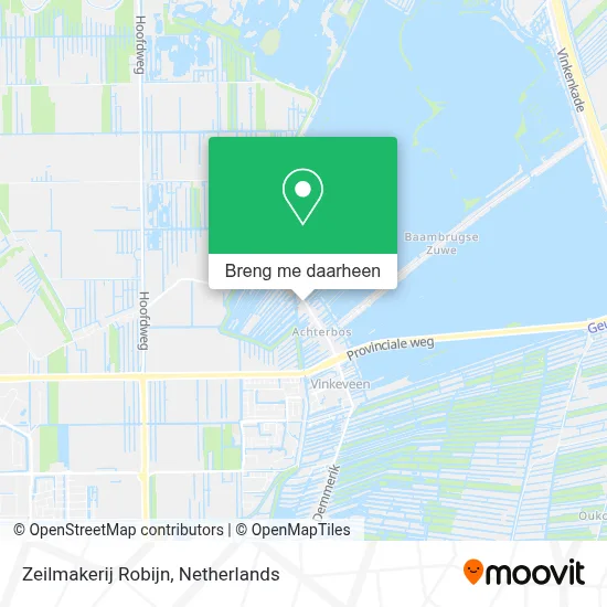 Zeilmakerij Robijn kaart