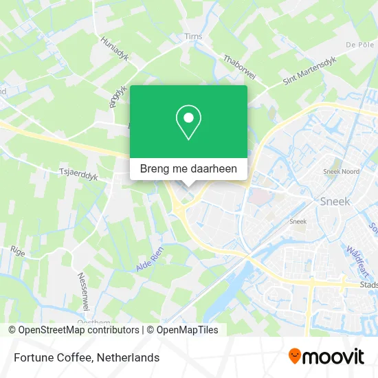 Fortune Coffee kaart