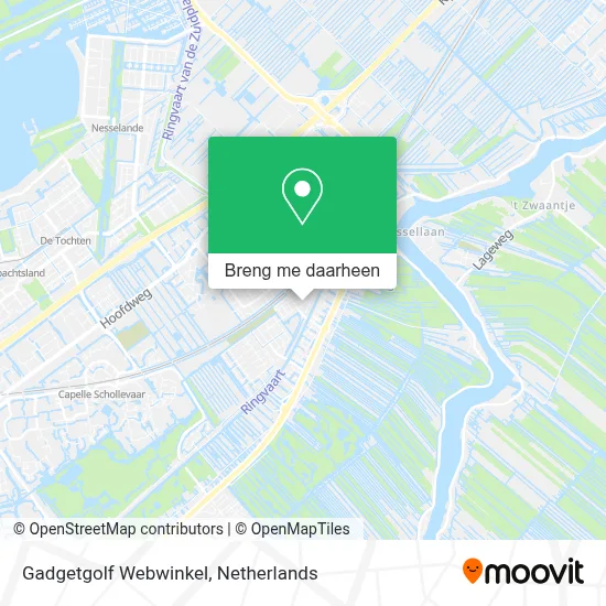 Gadgetgolf Webwinkel kaart