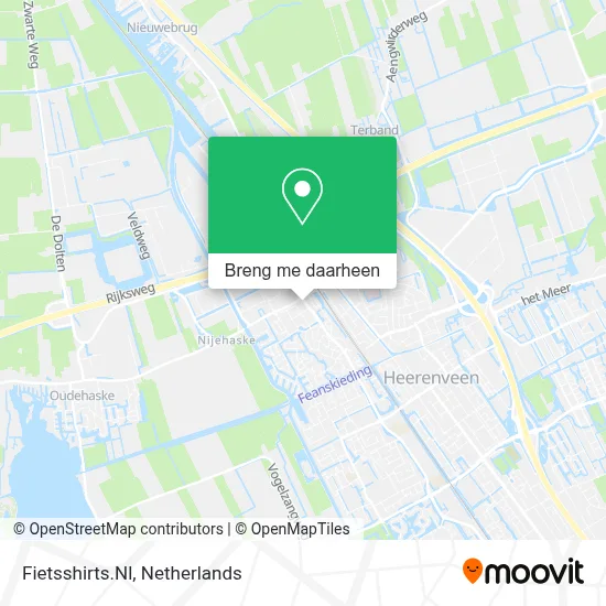 Fietsshirts.Nl kaart