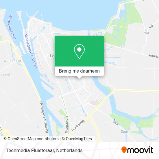 Techmedia Fluisteraar kaart