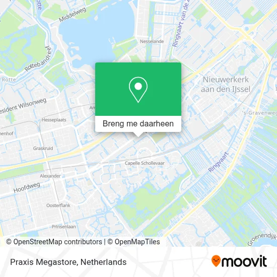 Praxis Megastore kaart