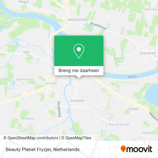 Beauty Planet Fryzjer kaart