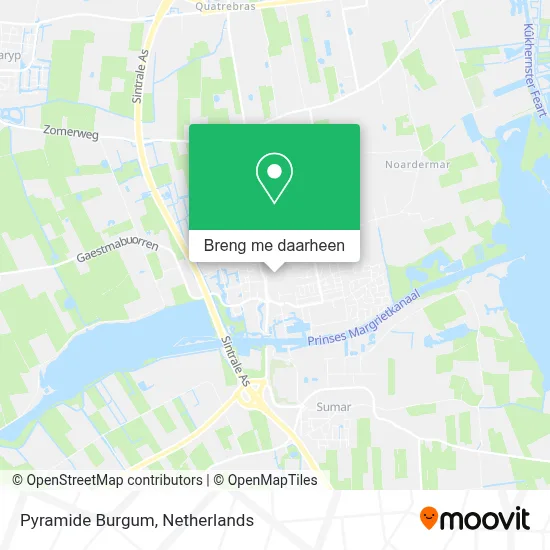 Pyramide Burgum kaart