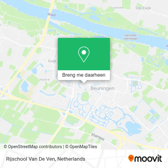 Rijschool Van De Ven kaart