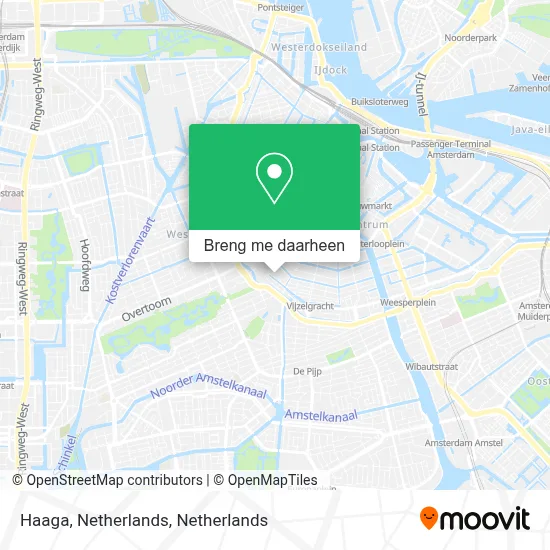 Haaga, Netherlands kaart