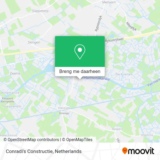 Conradi's Constructie kaart