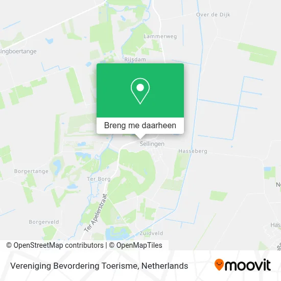Vereniging Bevordering Toerisme kaart