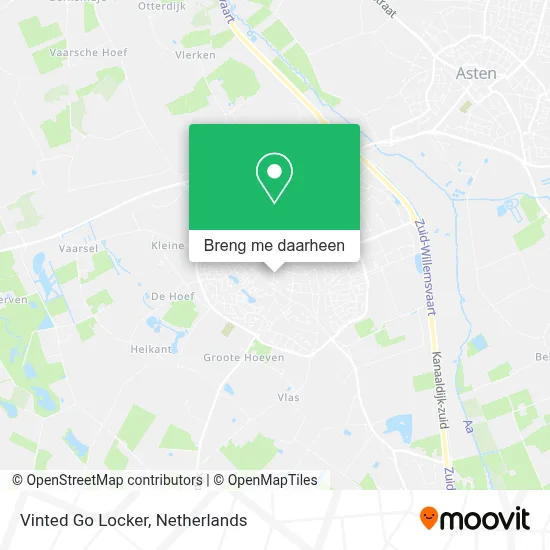 Vinted Go Locker kaart