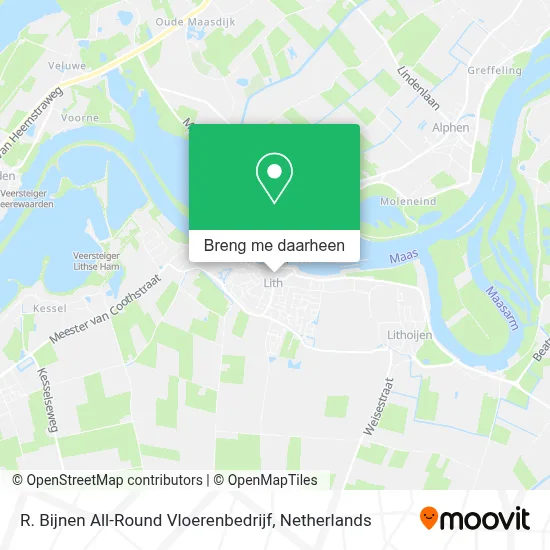 R. Bijnen All-Round Vloerenbedrijf kaart