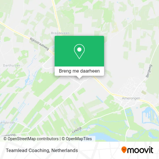 Teamlead  Coaching kaart
