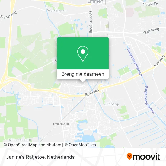 Janine's Ratjetoe kaart