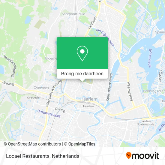 Locael Restaurants kaart