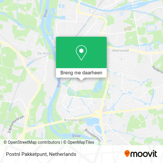 Postnl Pakketpunt kaart