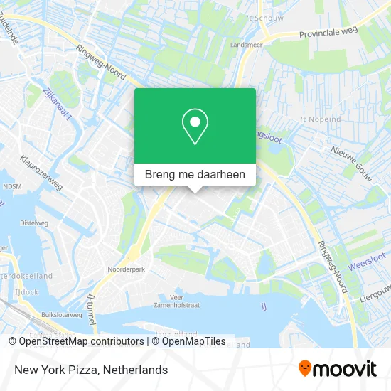 New York Pizza kaart