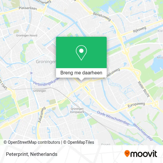 Peterprint kaart