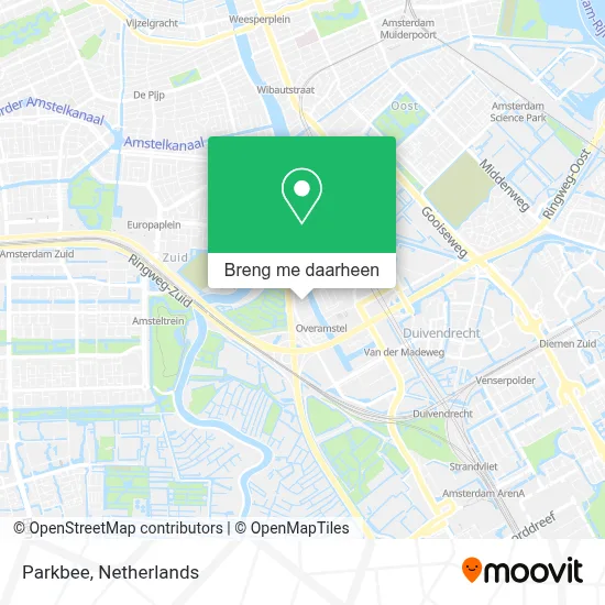 Parkbee kaart