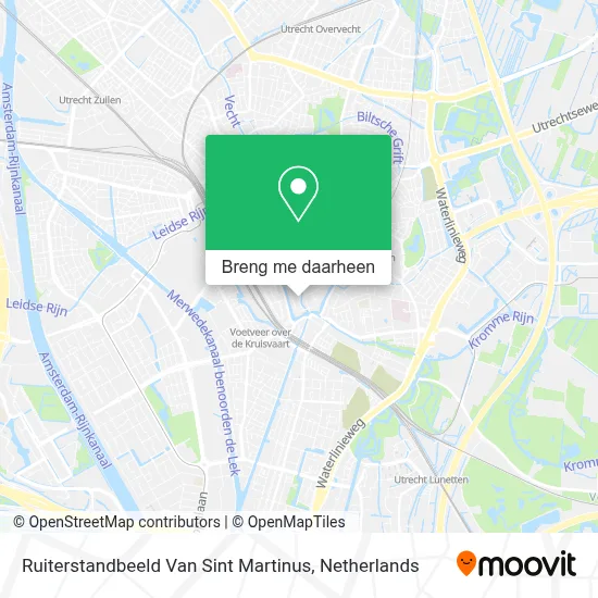 Ruiterstandbeeld Van Sint Martinus kaart