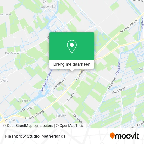 Flashbrow Studio kaart