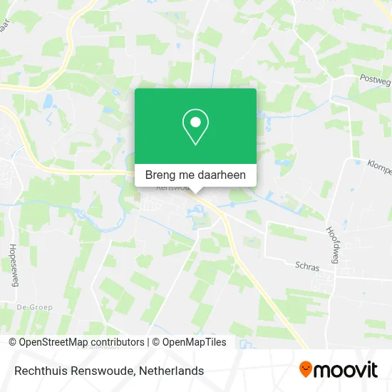 Rechthuis Renswoude kaart