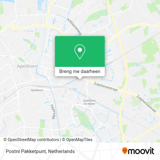 Postnl Pakketpunt kaart