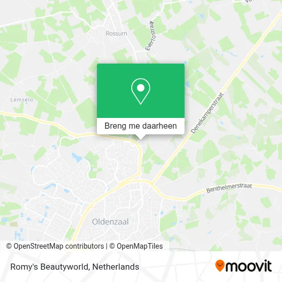Romy's Beautyworld kaart