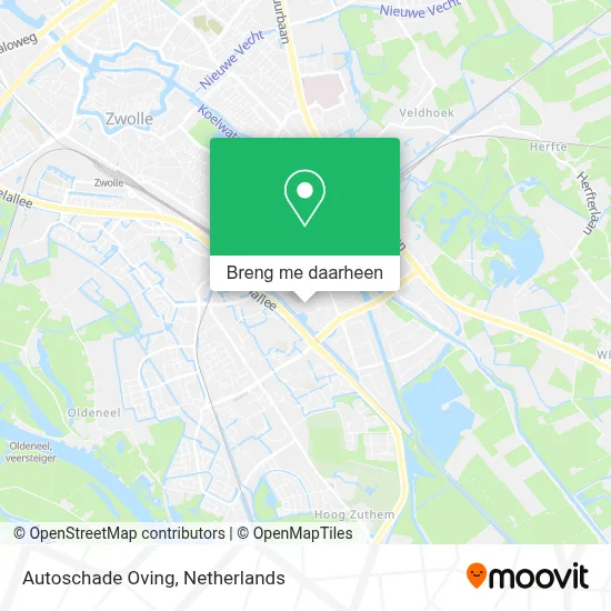Autoschade Oving kaart
