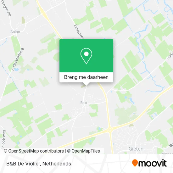 B&B De Violier kaart
