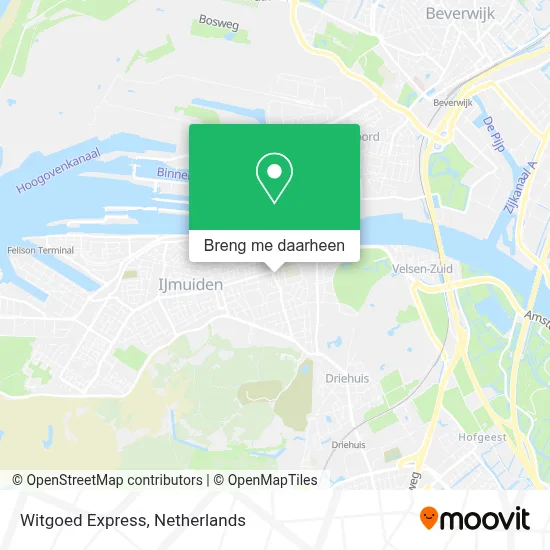 Witgoed Express kaart